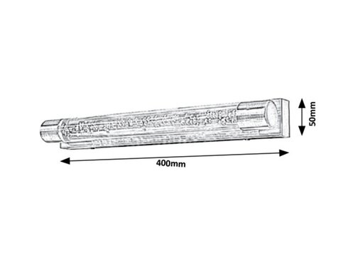 Aplica Abbey LED, 10W, 900lm, lumina neutra (4000K), IP44