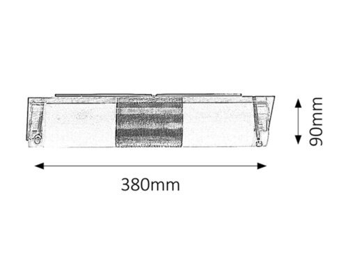 Aplica Periodic, 2 x E14, crom
