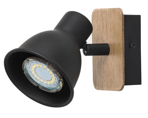 Spot Mac, 1 x GU10, negru