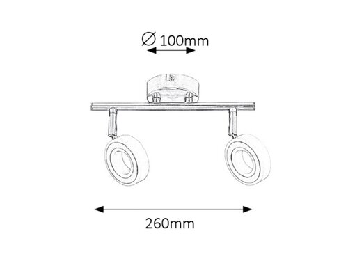 Spot Zora LED, 9W, 800lm, lumina neutra (4000K)