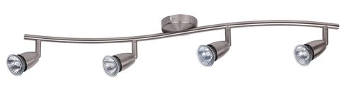 Spot Norman, 4 x GU10, crom satin