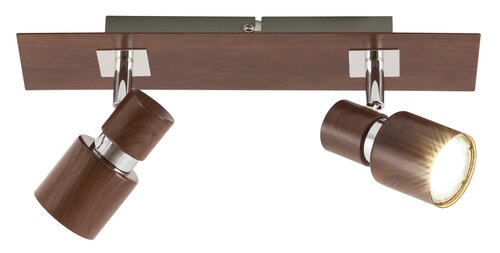 Spot Merkur, 2 x GU10, wenge