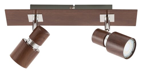 Spot Merkur, 2 x GU10, wenge