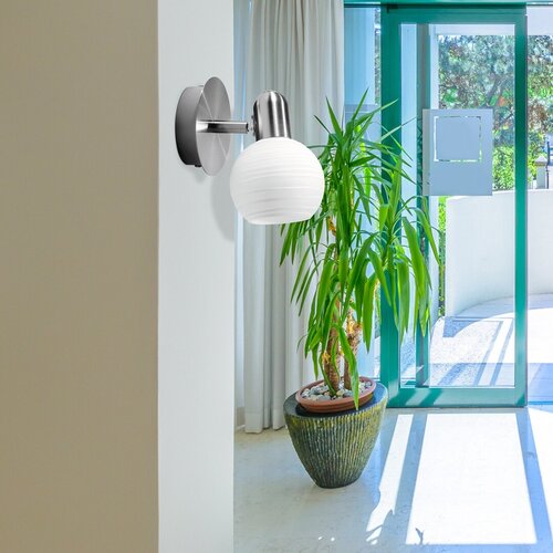 Spot Aurel, 1 x E14, crom satin