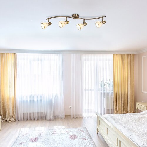 Spot Art Flower, 4 x E14, bronz