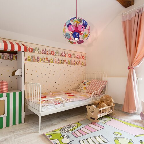 Pendul Birdy, 3 x E14, multicolor