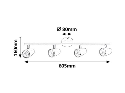 Spot Karen LED, 16W, 1120lm, lumina calda (3000K)