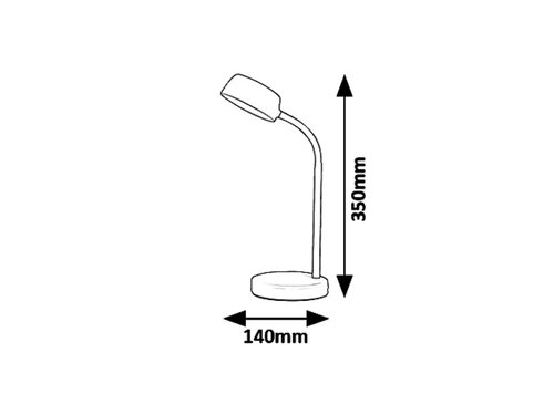 Lampa de birou Berry LED, 4.5W, 350lm, lumina neutra (4000K)