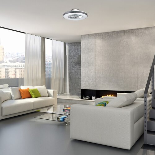 Plafoniera Dalfon LED cu Telecomanda, 40W, 1700lm, lumina reglabila (3000K - 6500K)