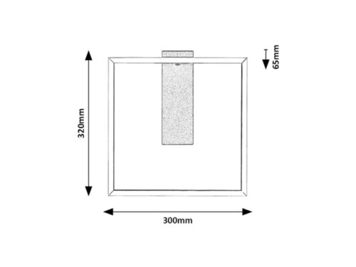 Aplica Tumnus LED, 14W, 1060lm, lumina neutra (4000K), Argintiu