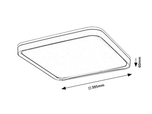 Plafoniera Liatris LED, 26W, 1450lm, lumina calda (3000K)