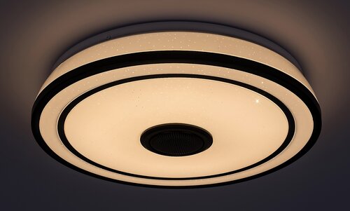 Plafoniera Nikolaus LED cu Telecomanda, 24W, 1600lm, RGB, lumina reglabila (3000K - 6500K)