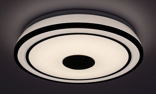 Plafoniera Nikolaus LED cu Telecomanda, 24W, 1600lm, RGB, lumina reglabila (3000K - 6500K)