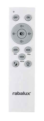 Plafoniera Tesia LED cu Telecomanda, 60W, 3760lm, lumina reglabila (2700K - 6000K)