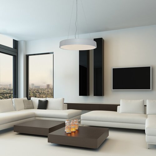 Pendul LED Tesia, 36W, lumina neutra (4000K), Argintiu