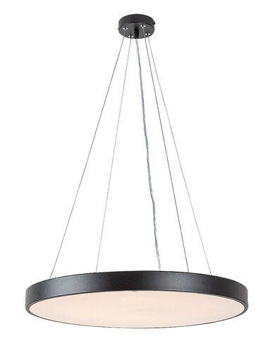 Pendul LED Tesia cu Telecomanda, 60W, 3 tipuri de lumina, Negru