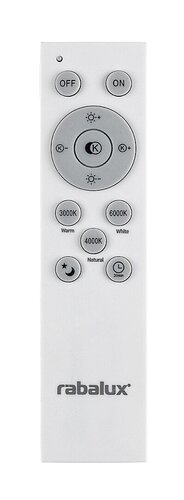 Pendul LED Tesia cu Telecomanda, 60W, 3 tipuri de lumina, Argintiu
