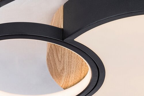 Plafoniera Leola LED cu Telecomanda, 81W, 3800lm, lumina reglabila (3000K - 6000K)