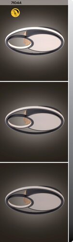 Plafoniera Leola LED cu Telecomanda, 81W, 3800lm, lumina reglabila (3000K - 6000K)