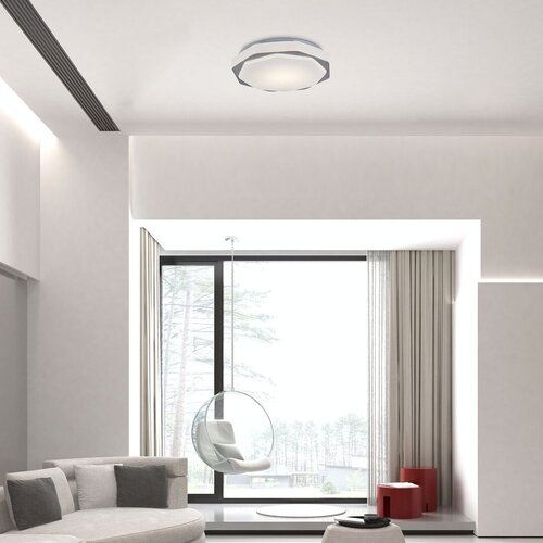 Plafoniera Dettora LED cu Telecomanda, 18W, 1150lm, lumina reglabila (3000K - 6000K)
