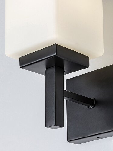 Aplica Zenkai, 1 x E14, negru mat, IP44