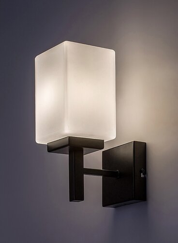 Aplica Zenkai, 1 x E14, negru mat, IP44