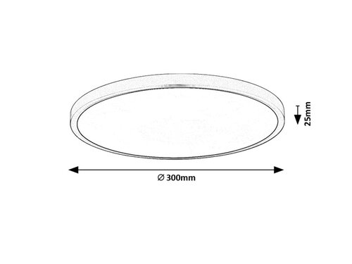 Plafoniera Paulos LED, 24W, 2230lm, lumina neutra (4000K)