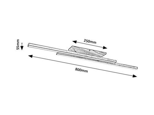 Plafoniera Tamur LED, 21W, 1900lm, lumina neutra (4000K)