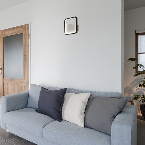 Aplica Razzi LED, 13W, 670lm, lumina neutra (4000K), Negru / Alb