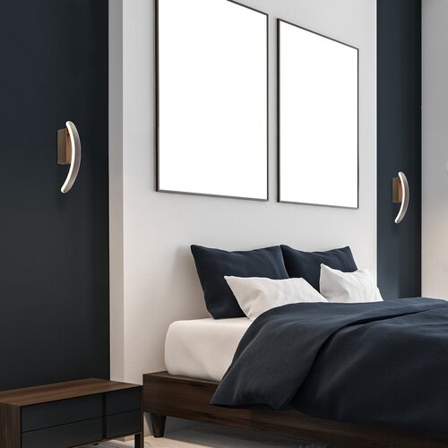 Aplica Jarnelle LED, 12W, 800lm, lumina calda (3000K), Crom