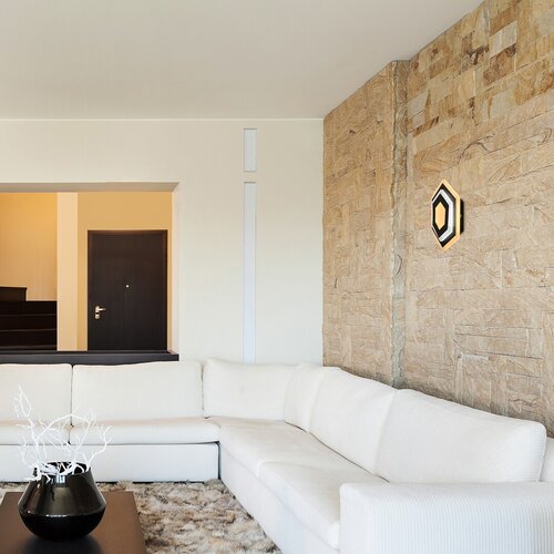 Aplica Bitsi LED, 23W, 1000lm, lumina reglabila (3000K - 6000K), Negru