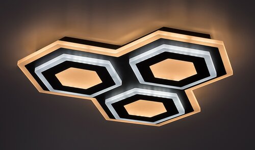 Plafoniera Bitsi LED cu Telecomanda, 72W, 3200lm, lumina reglabila (3000K - 6000K)