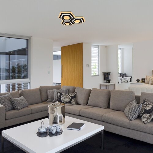 Plafoniera Bitsi LED cu Telecomanda, 72W, 3200lm, lumina reglabila (3000K - 6000K)