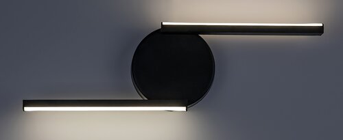 Aplica Sabira LED, 8W, 340lm, lumina neutra (4000K), Negru