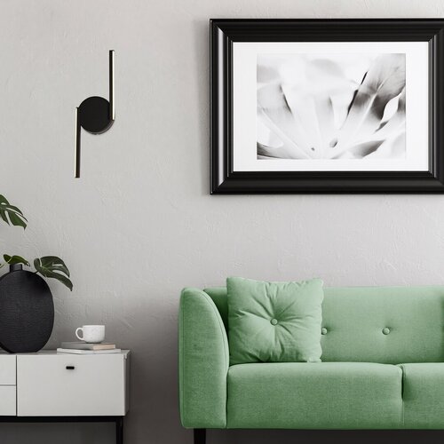 Aplica Sabira LED, 8W, 340lm, lumina neutra (4000K), Negru