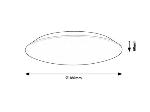 Plafoniera Rorik LED, 24W, 2250lm, lumina neutra (4000K)