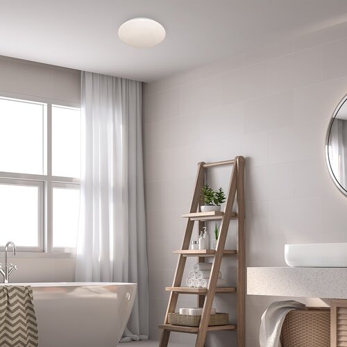 Plafoniera Lucas LED cu senzor de miscare, 12W, 830lm, lumina neutra (4000K), IP44