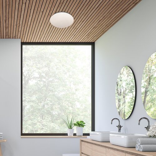 Plafoniera Lucas LED cu senzor de miscare, 24W, 1750lm, lumina neutra (4000K), IP44