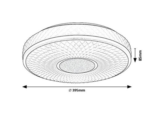 Plafoniera Sedona2 LED, 24W, 1680lm, lumina neutra (4000K)