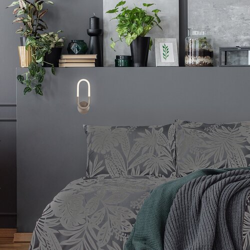 Aplica Irelia LED, 9W, 650lm, lumina neutra (4000K), Crom satin