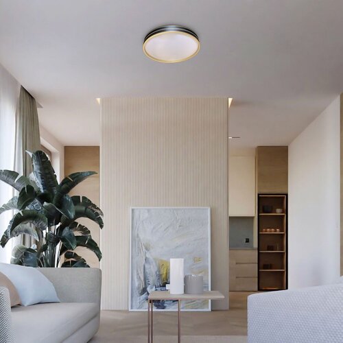 Plafoniera Gandor LED cu Telecomanda, 24W, 1850lm, lumina reglabila (3000K - 6500K)