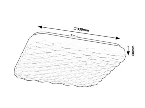 Plafoniera Eldrick2 LED, 24W, 1900lm, lumina neutra (4000K)