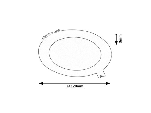 Spot Shaun2 LED, 6W, 450lm, lumina calda (3000K), IP20