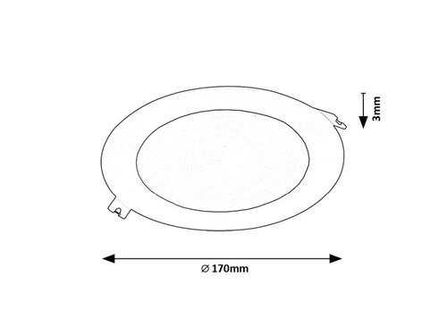 Spot Shaun2 LED, 12W, 800lm, lumina calda (3000K), IP20
