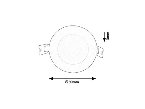 Spot Shaun2 LED, 3W, 230lm, lumina neutra (4000K), IP20