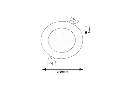 Spot Shaun2 LED, 3W, 220lm, lumina neutra (4000K), IP20