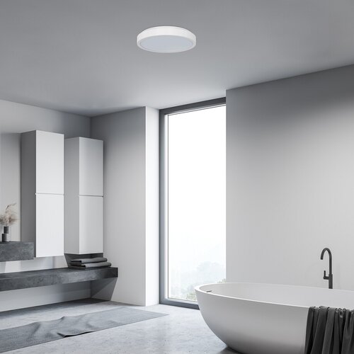 Plafoniera Samira LED, 18W, 1400lm, lumina neutra (4000K), IP44