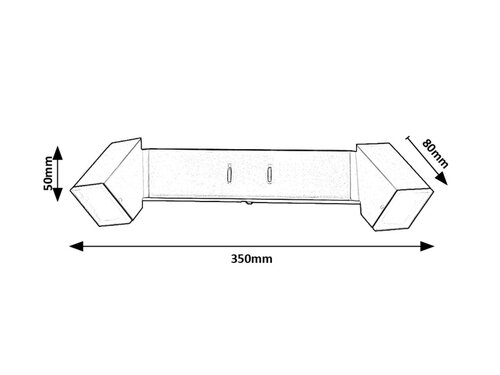 Aplica Kessy LED, 8W, 320lm, lumina calda (3000K)