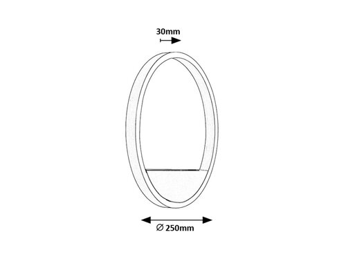 Aplica Thric LED, 15W, 960lm, lumina calda (3000K)