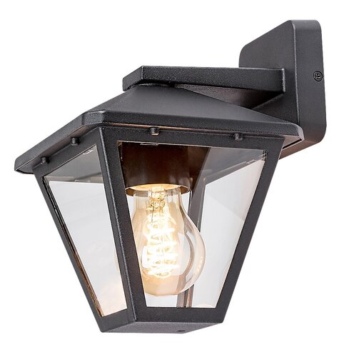 Aplica Paravento, 1 x E27, negru, IP44